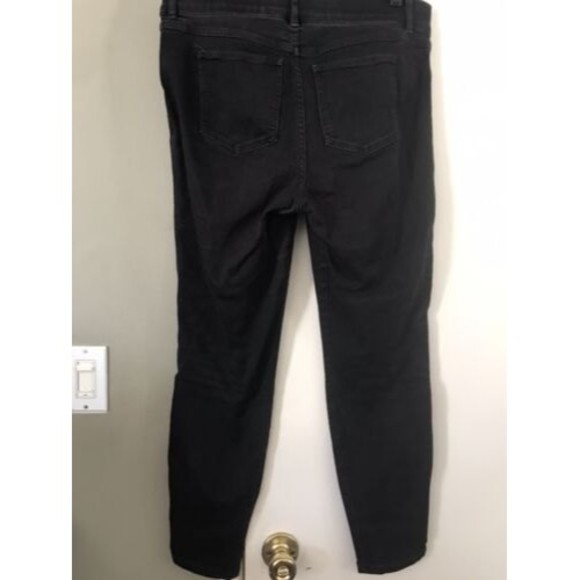 EUC SPANX Ankle Skinny Jeans, Clean Black XL - Picture 2 of 4